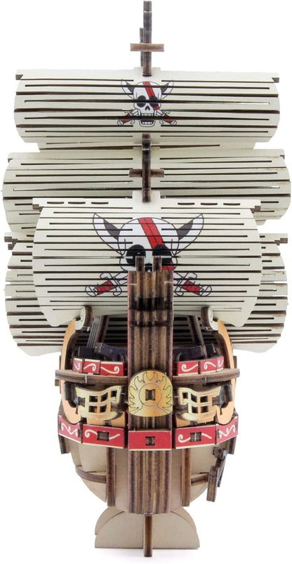 3D Art Puzzle: WA-GU-MI One Piece Wooden One Piece Red Force Ship- A25244