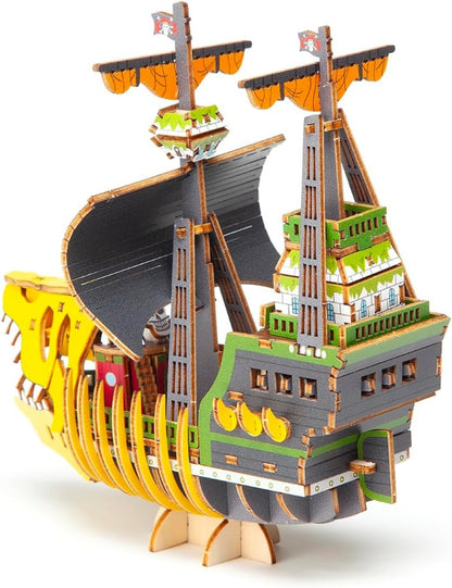 3D Art Puzzle: WA-GU-MI One Piece Wooden ne Piece Victoria Punk Ship- A25459