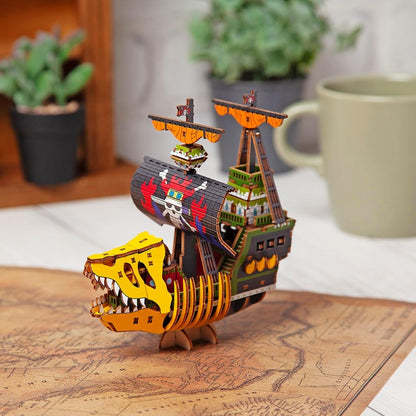 3D Art Puzzle: WA-GU-MI One Piece Wooden ne Piece Victoria Punk Ship- A25459