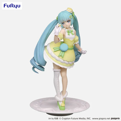 Hatsune Miku - Exceed Creative Figure - SweetSweets Series Macaroon Citron Color ver.- AMU-SHP1498