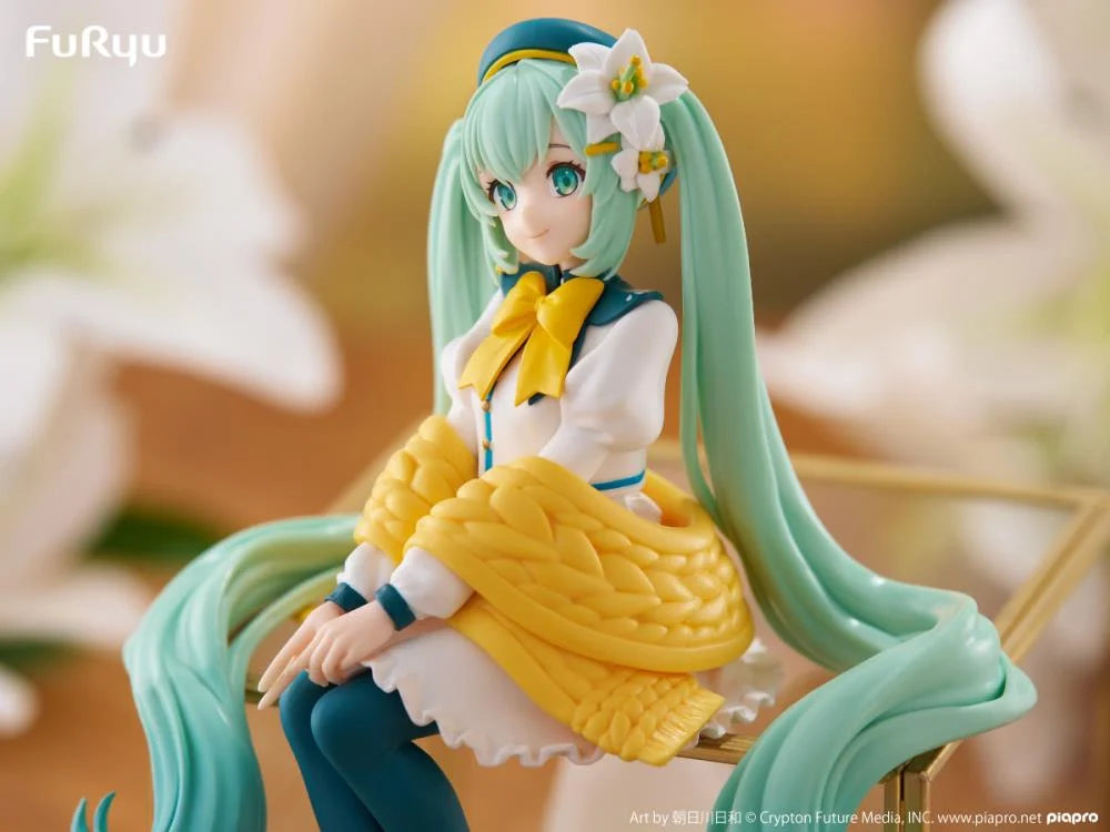 Hatsune Miku - Noodle Stopper Figure (Flower Fairy Lily White ver.) - AMU-SHP2000