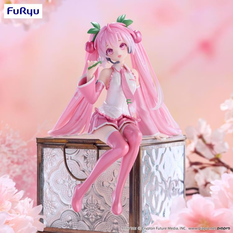 Hatsune Miku - Noodle Stopper Figure - Sakura Miku (2024 Pearl Color ver.)- AMU-SHP2294