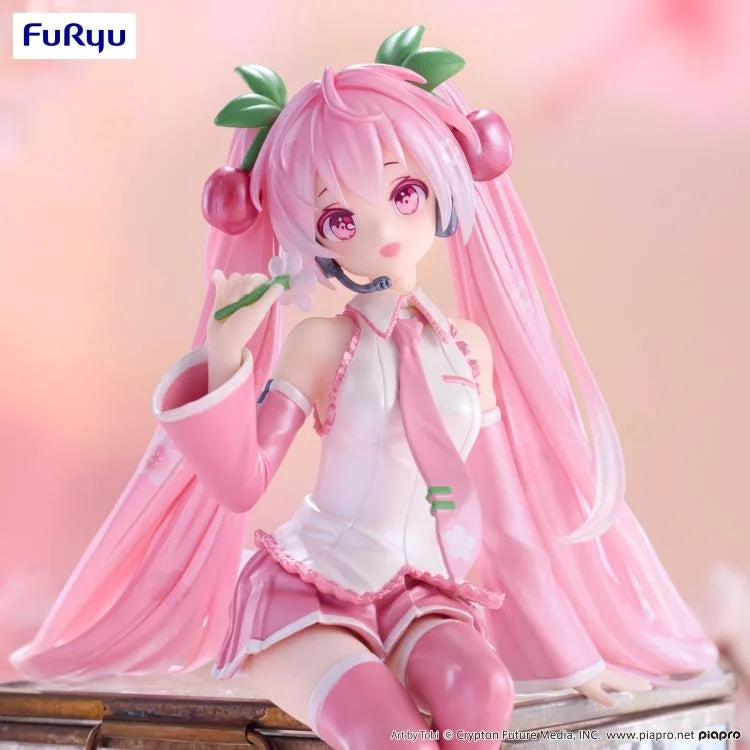 Hatsune Miku - Noodle Stopper Figure - Sakura Miku (2024 Pearl Color ver.)- AMU-SHP2294