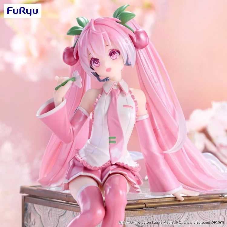 Hatsune Miku - Noodle Stopper Figure - Sakura Miku (2024 Pearl Color ver.)- AMU-SHP2294
