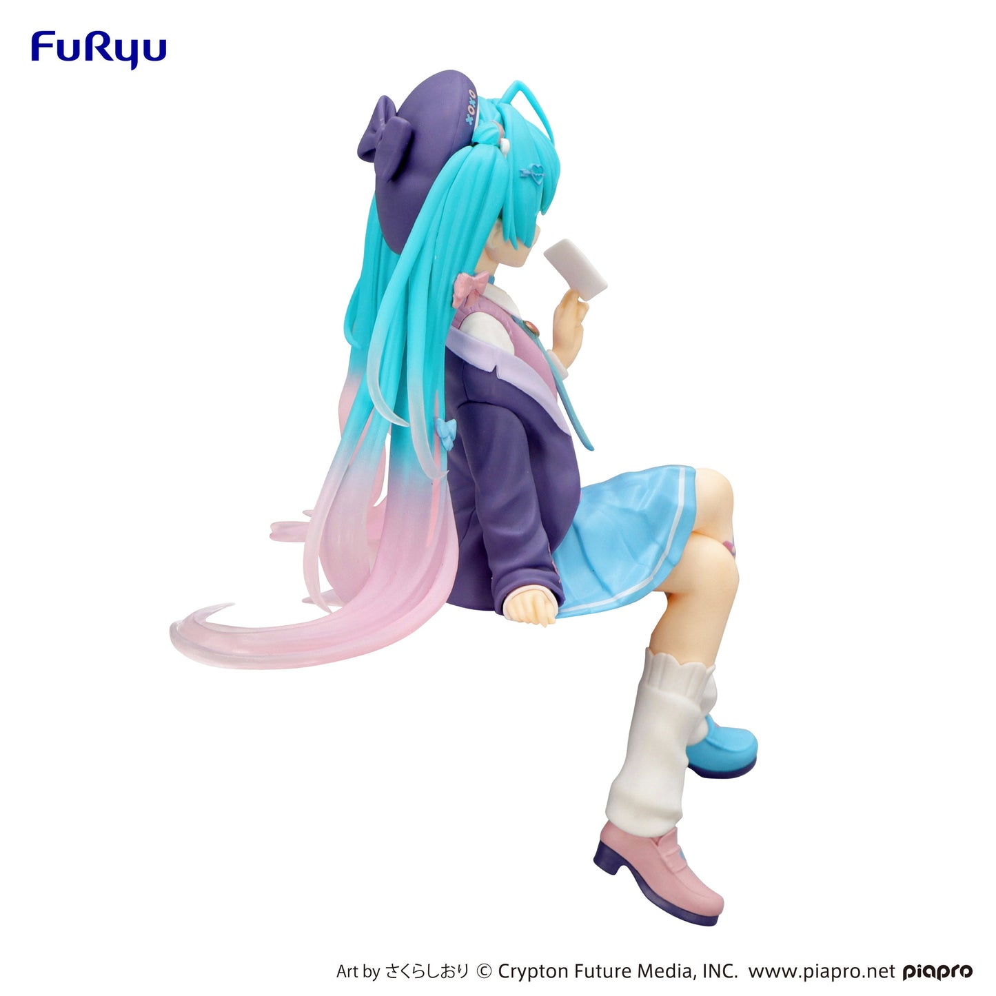 Hatsune Miku - Noodle Stopper Figure (Love Blazer Navy Color ver.) - AMU-SHP2541