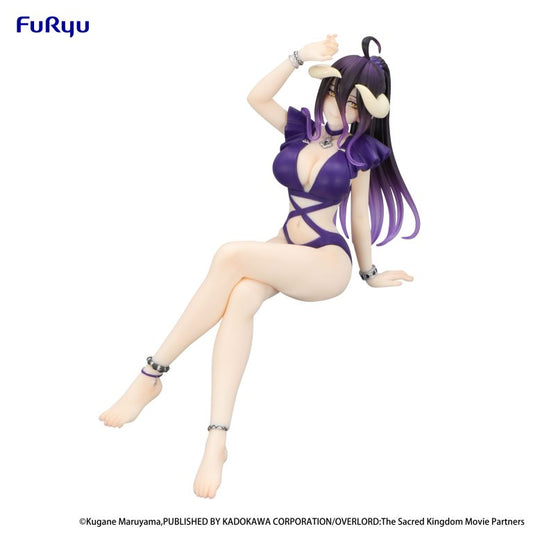 OVERLORD - Noodle Stopper Figure (Swimsuit Dark Purple Color ver.)- Albedo - AMU-SHP2757