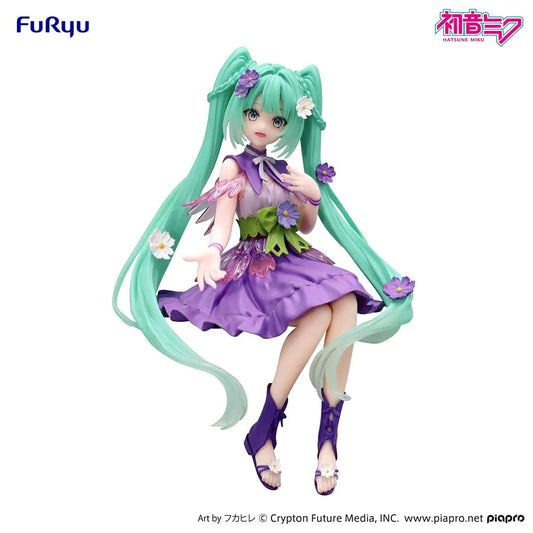 Hatsune Miku - Noodle Stopper Figure (Flower Fairy Cosmos Purple Color Ver.) - AMU-SHP2925