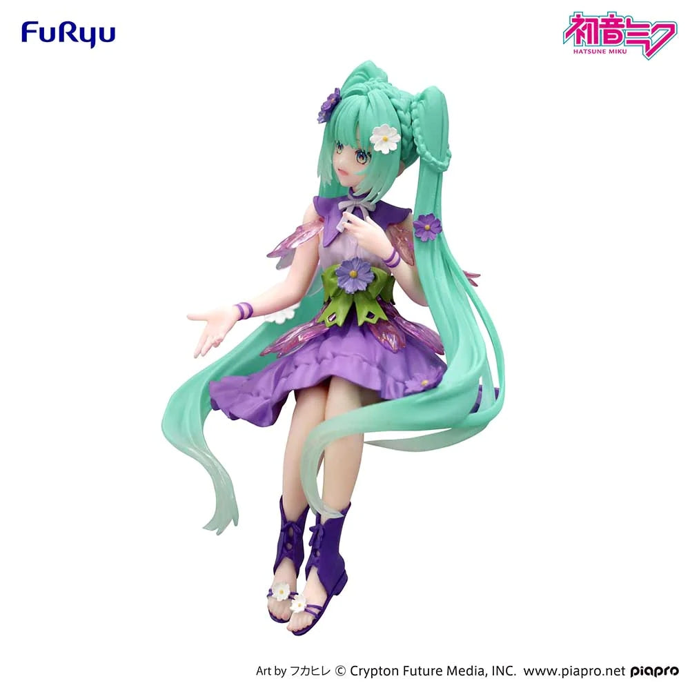 Hatsune Miku - Noodle Stopper Figure (Flower Fairy Cosmos Purple Color Ver.) - AMU-SHP2925