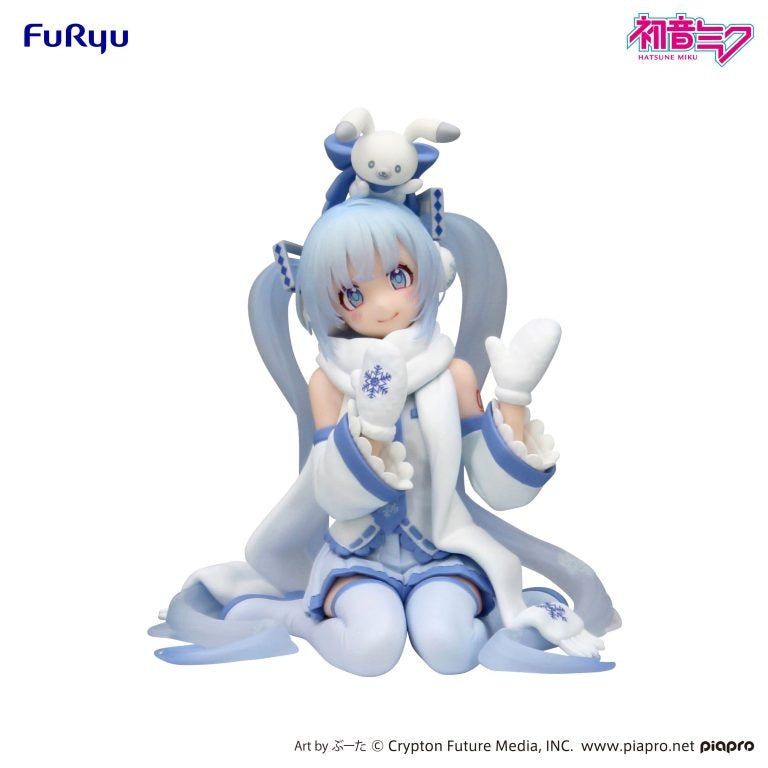Hatsune Miku- Snow Miku (Sky Town 10th Anniversary ver.) Noodle Stopper Figure - AMU-SHP3108