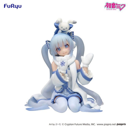 Hatsune Miku- Snow Miku (Sky Town 10th Anniversary ver.) Noodle Stopper Figure - AMU-SHP3108