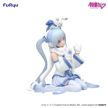 Hatsune Miku- Snow Miku (Sky Town 10th Anniversary ver.) Noodle Stopper Figure - AMU-SHP3108