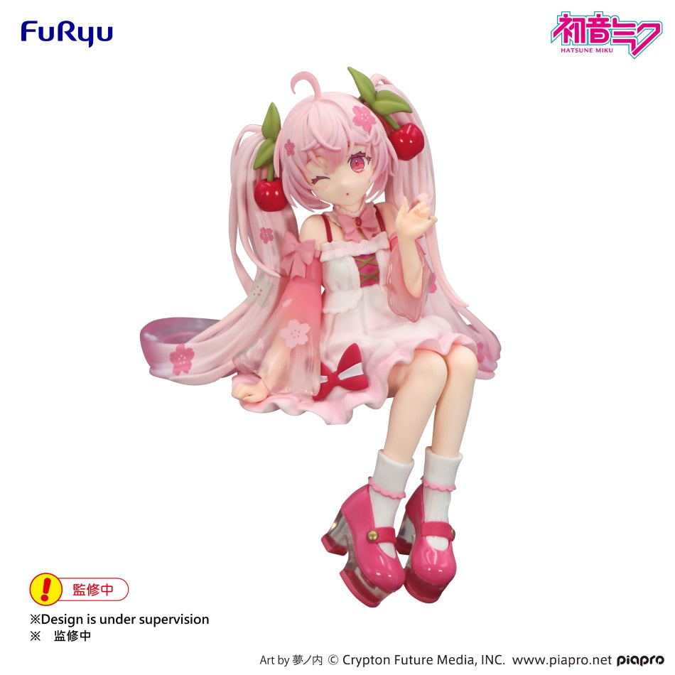 Hatsune Miku Noodle Stopper Figure (2025 Wink ver.) - Sakura Miku - AMU-SHP3613