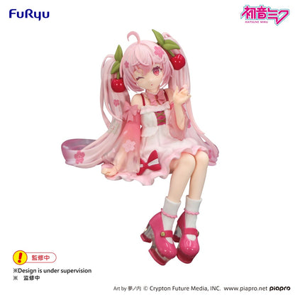 Hatsune Miku Noodle Stopper Figure (2025 Wink ver.) - Sakura Miku - AMU-SHP3613