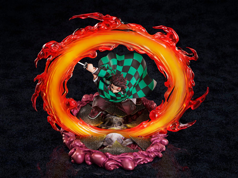 Demon Slayer: Kimetsu no Yaiba Tanjiro Kamado Hinokami Kagura Clear Blue Sky 1/8 Scale Figure - AP725981