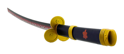 Metal 40" Fantasy Anime Samurai Sword - Black, Red, and Gold- CHF3011BK