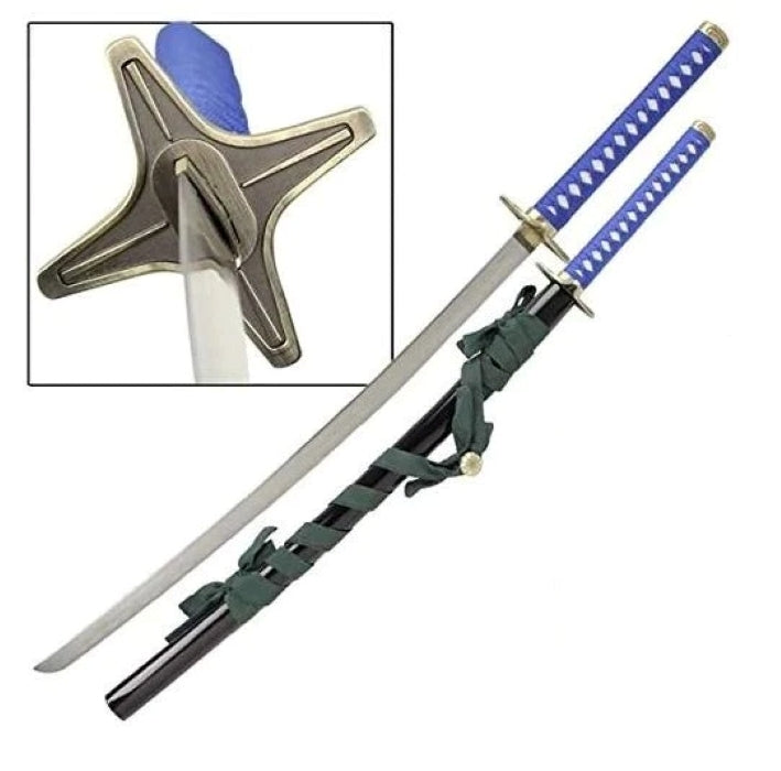 Metal 40" Fantasy Soul Reaper Blue Sword- FS10