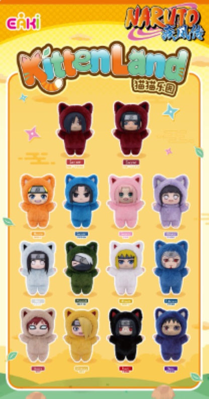 EAKI - Naruto Kitten Land Vinyl Plush Blind Box Asst (Box of 12) - HYMX-M1001