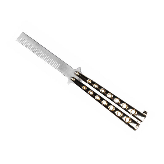 8.75" Gold Training Butterfly Comb - KA1147GD