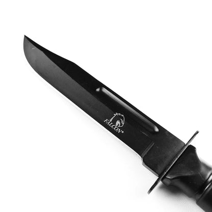 Falcon 7.5" Tactical Knives W/ Black Coating Blade - KC0138BK