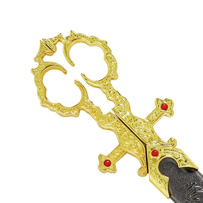 10 1/4" Gold Bodice Scissors Dagger - KE001GD (T24001GD)