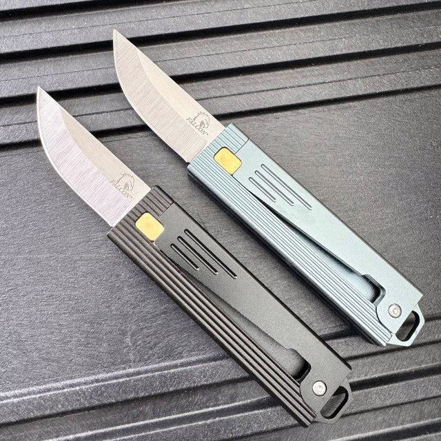 Falcon 2" Blade California Legal Gravity Knife Grey - KG137GY