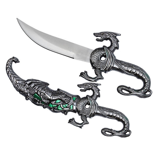 10" Fantasy Dragon Dagger Green Fitting - KM856GN-1 (T25856GN-1)