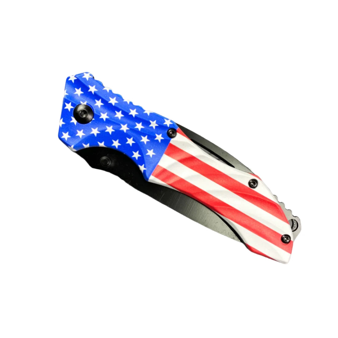 Falcon 8" Overall Spring Assisted Knife US Flag - KS0647UF