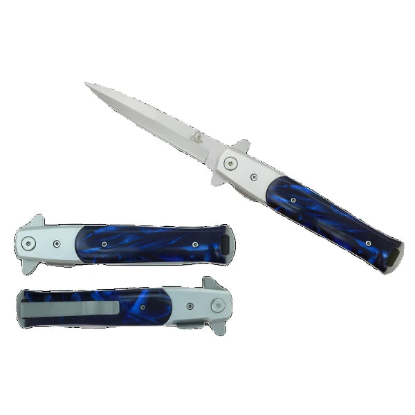 Falcon 8-3/4" Blue Folding Knife - KS1107BL