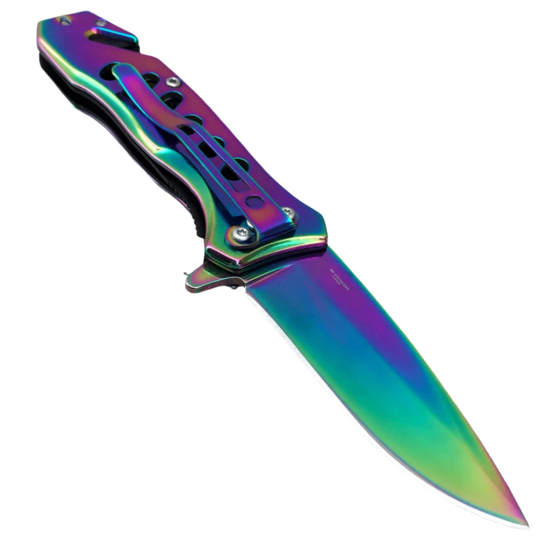 Falcon 6.5" Rainbow Folding Knife - KS1471RW