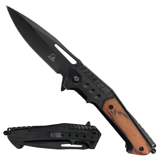 Falcon 8" Overall in Length Spring Assisted Knife - KS2109BK