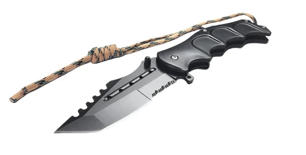 Falcon 8" Overall Black Coating Metal Knife - KS3302BB