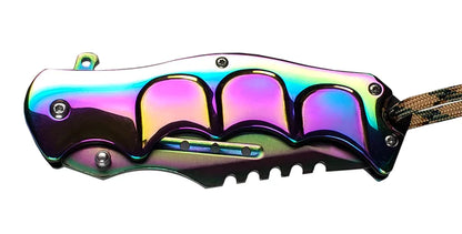 Falcon 8" Overall Rainbow Coating Metal Knife - KS3302LL