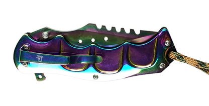 Falcon 8" Overall Rainbow Coating Metal Knife - KS3302LL