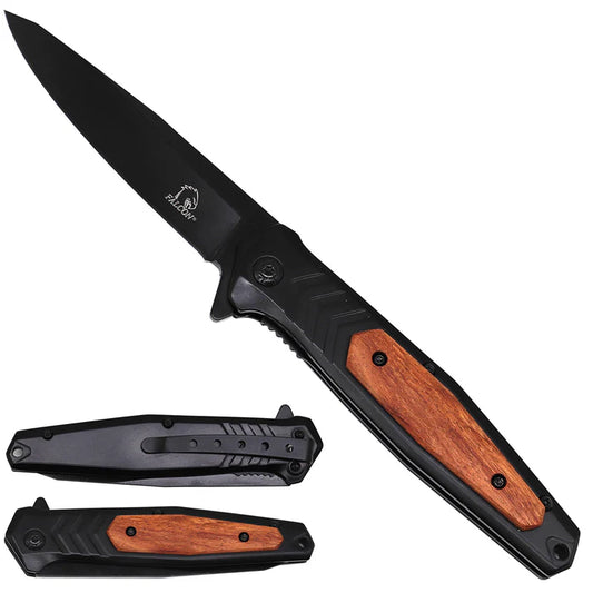 Falcon Wood Handle Pocket Knife - KS3501BK