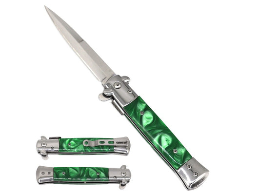 Falcon 9" Spring Assisted Pocket Knife- KS6008CGN