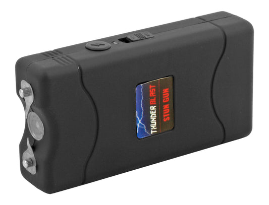 4" 18M Volt Black stun gun with LED Flashlight - OTH/M18MBK