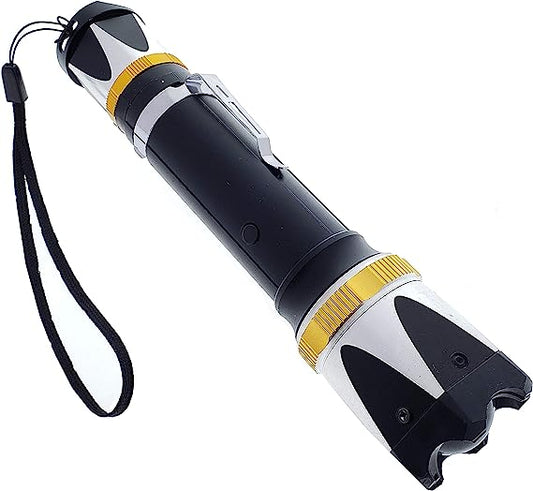 7 1/4" Black Flash Light Style Stun Gun- OTH6618