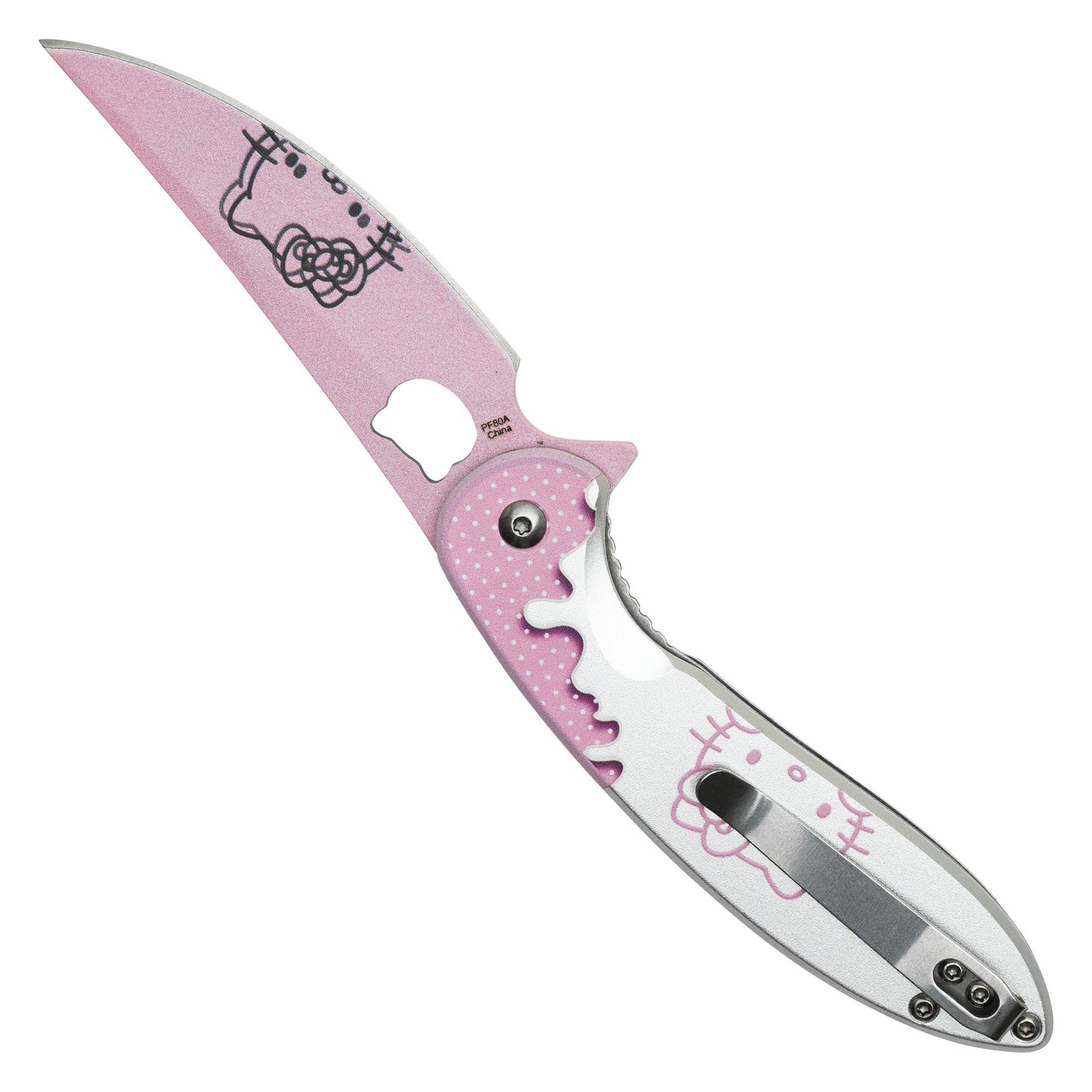7.75"  Spring Assisted Fantasy Pocket Knife - PF80A