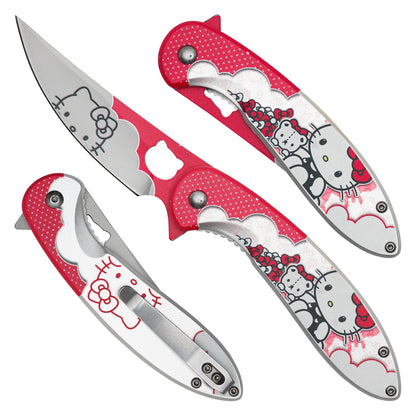 7.75"  Spring Assisted Fantasy Pocket Knife - PF80B
