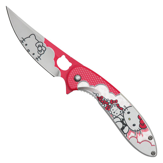 7.75"  Spring Assisted Fantasy Pocket Knife - PF80B