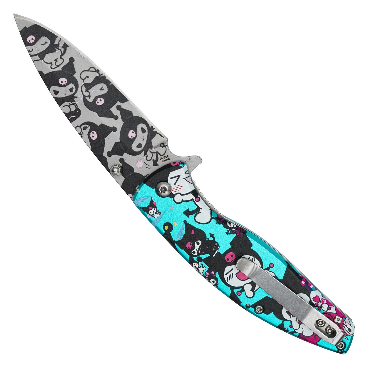 7.75"  Spring Assisted Fantasy Pocket Knife - PF81A