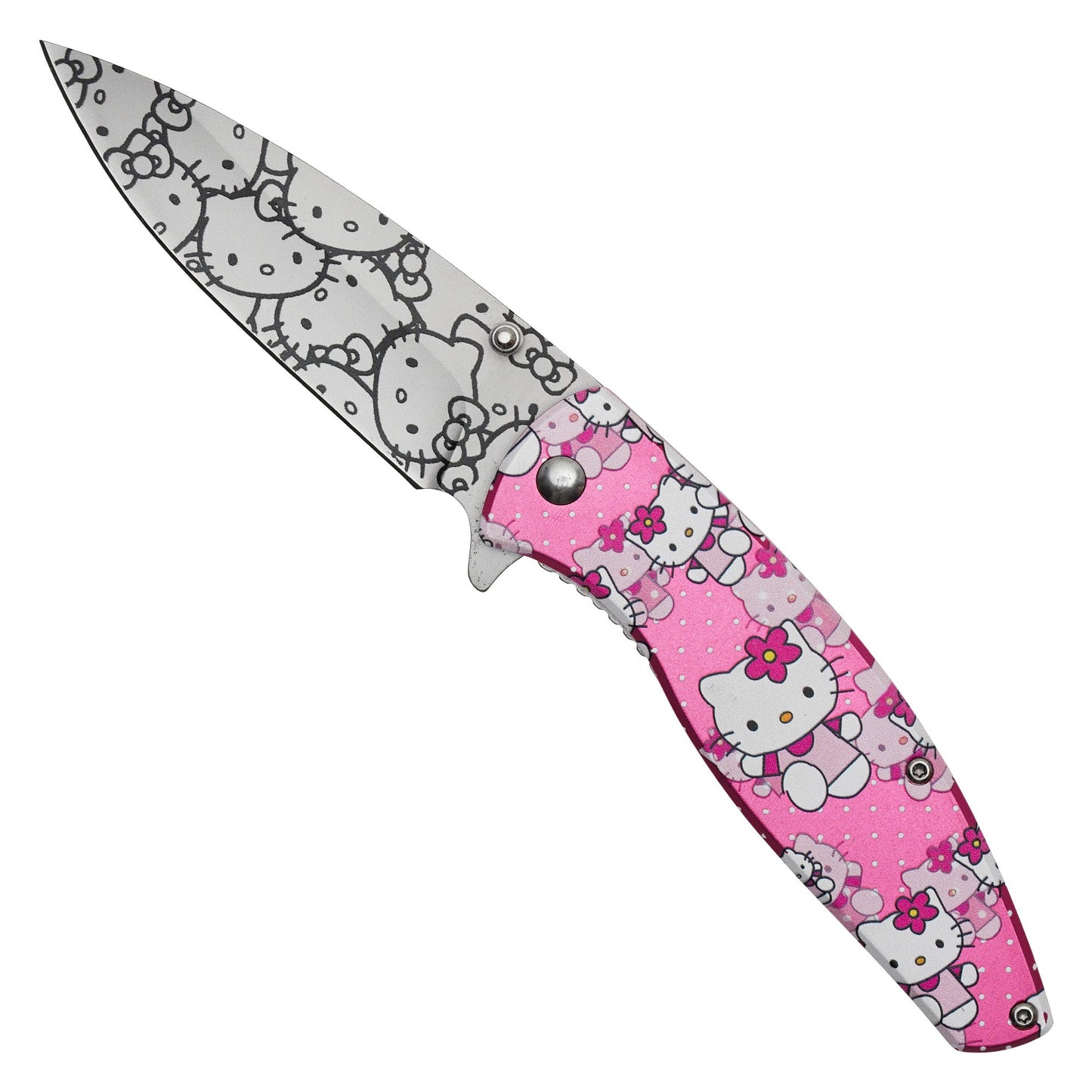 7.75"  Spring Assisted Fantasy Pocket Knife - PF81C