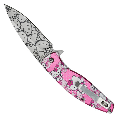 7.75"  Spring Assisted Fantasy Pocket Knife - PF81C