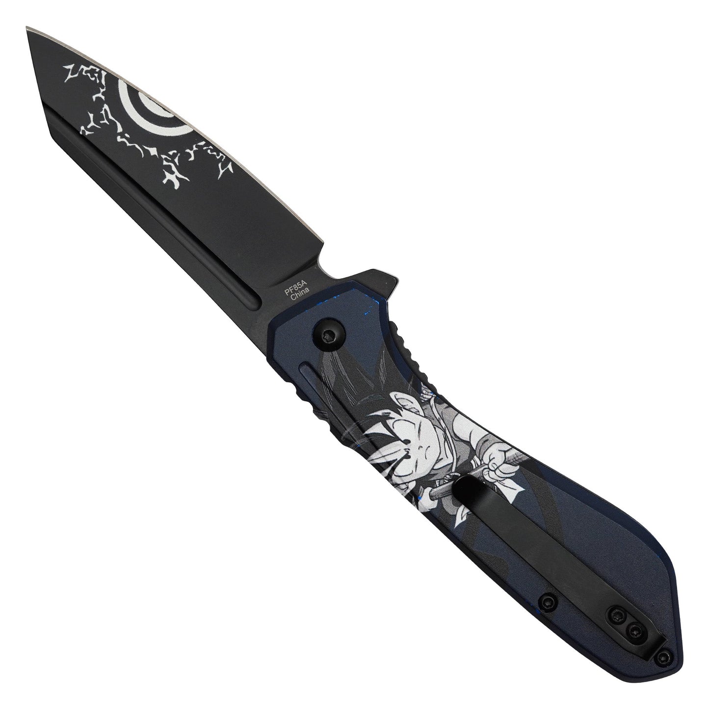 7.75"  Spring Assisted Fantasy Pocket Knife - PF85A