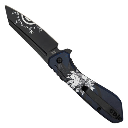 7.75"  Spring Assisted Fantasy Pocket Knife - PF85A