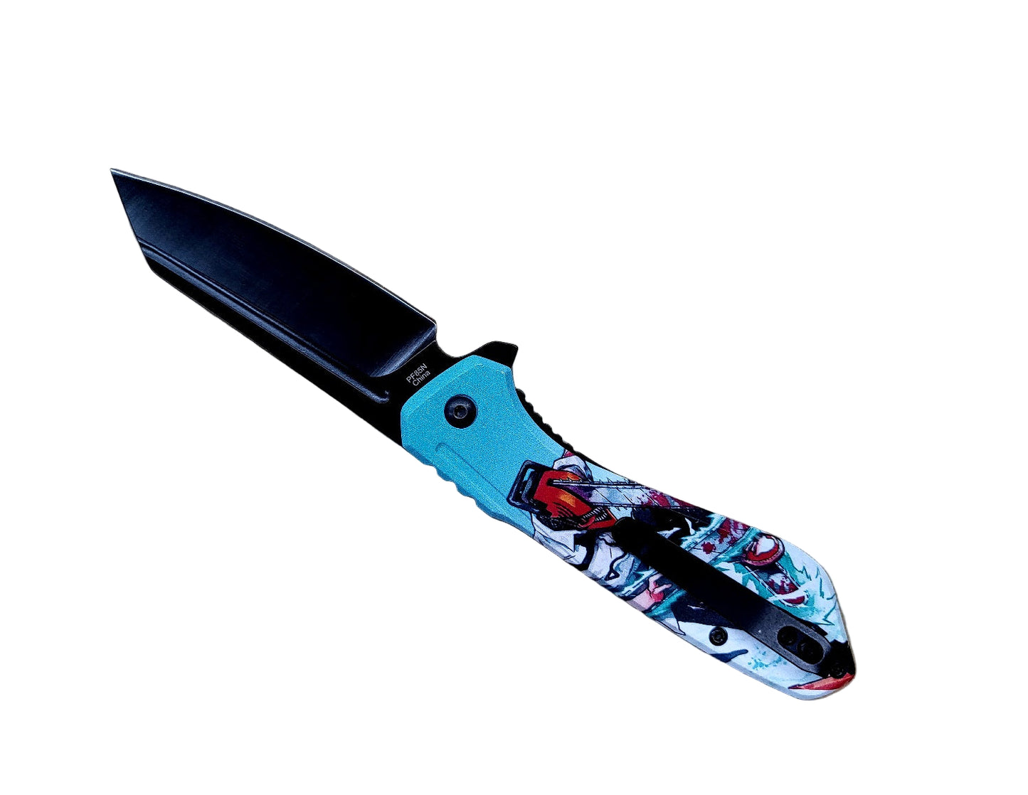 7.75"  Spring Assisted Fantasy Pocket Knife - PF85N