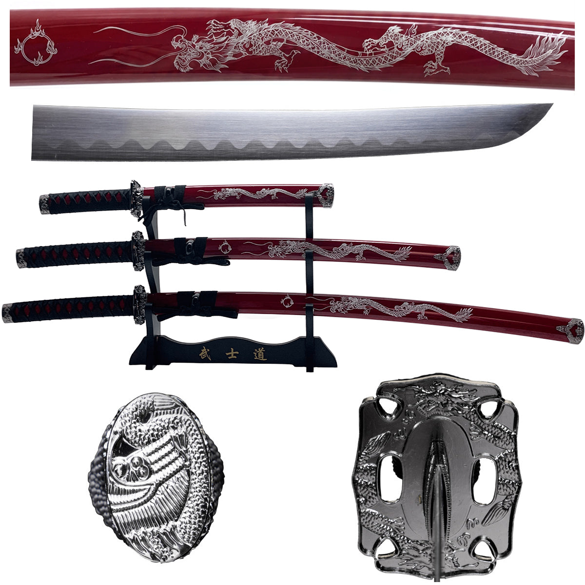 3 pcs Sword Set – Big Red Trading