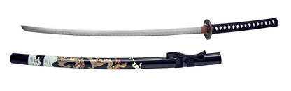 40.5" Dragon Samurai Sword - Black - SA329BK