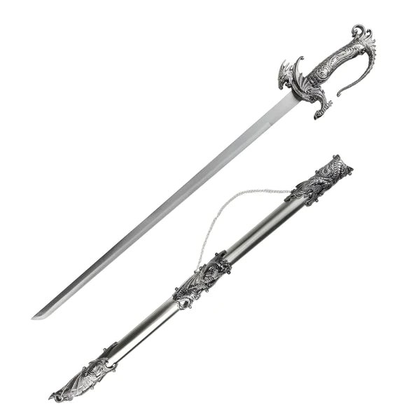 36.75" Silver Dragon Sword - SC2626