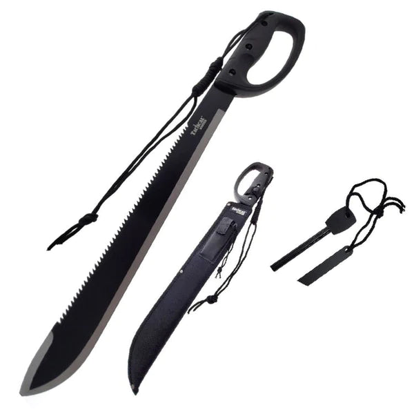 Tactical Master 26" Machete w/Fire Starter & Sharping Stone - SK1858BBK